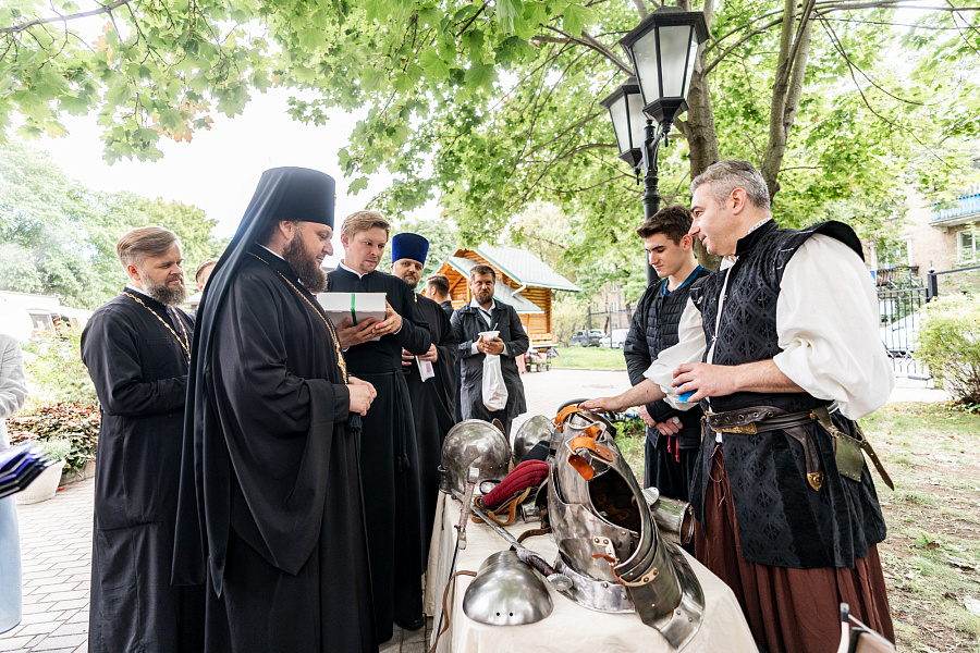 Архиерейское богослужение в Преображенском соборе города Люберцы